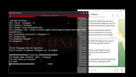 Zero-day vulnerability in Telegram