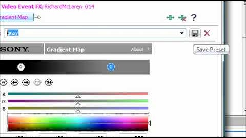 Sony Vegas | Gradient Map Tutorial