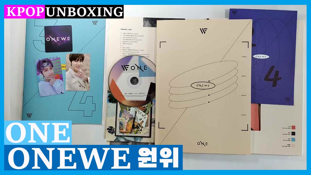 Unboxing ONEWE [ONE] 원위 1st album Kpop Unboxing 케이팝 언박싱 goods