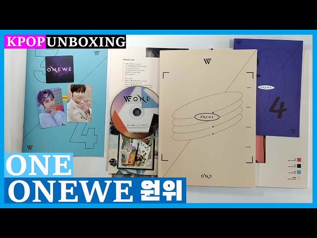 Unboxing ONEWE [ONE] 원위 1st album Kpop Unboxing 케이팝 언박싱