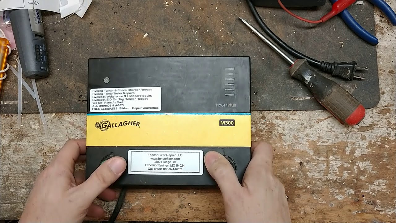 Gallagher M300 Fence Charger Repair - YouTube