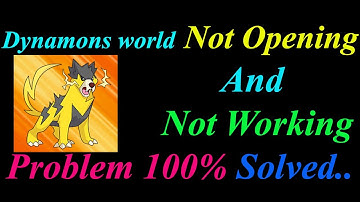 How to Fix Dynamons World App  Not Opening  / Loading / Not Working Problem in Android Phone