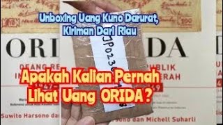 Unboxing Uang Kuno Orida Kiriman Dari Riau, Oeang Republik Indonesia Daerah