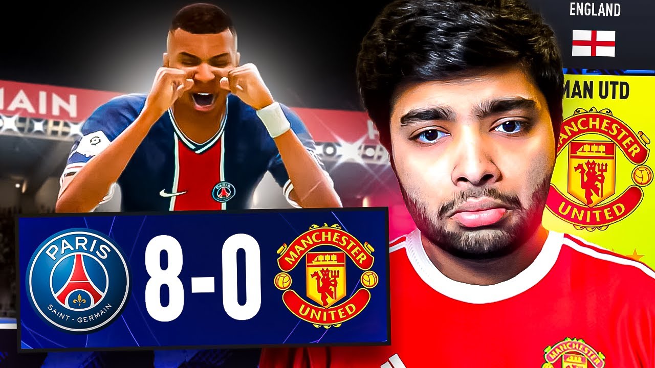 PSG STOP IT!!!😔 - FIFA 22 MAN UNITED CAREER MODE EP8 - YouTube