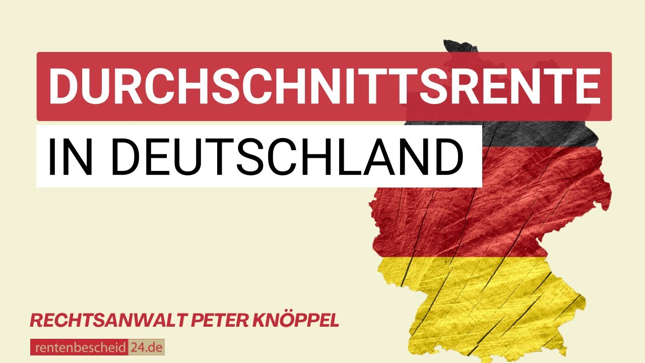 So hoch ist die Durchschnittsrente in Deutschland wirklich