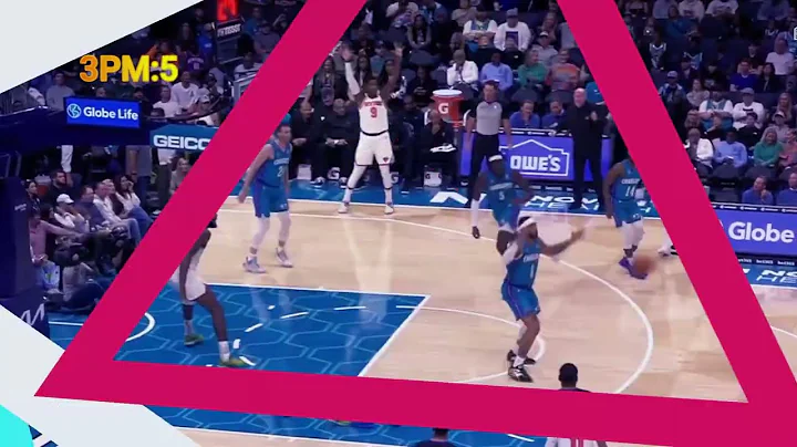 Donte DiVincenzo career-high 3-points (New York Knicks vs Charlotte Hornets November 19, 2023)