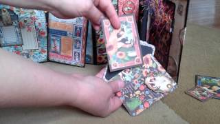 Mini Album done with Graphic 45. childrens hour paper stack