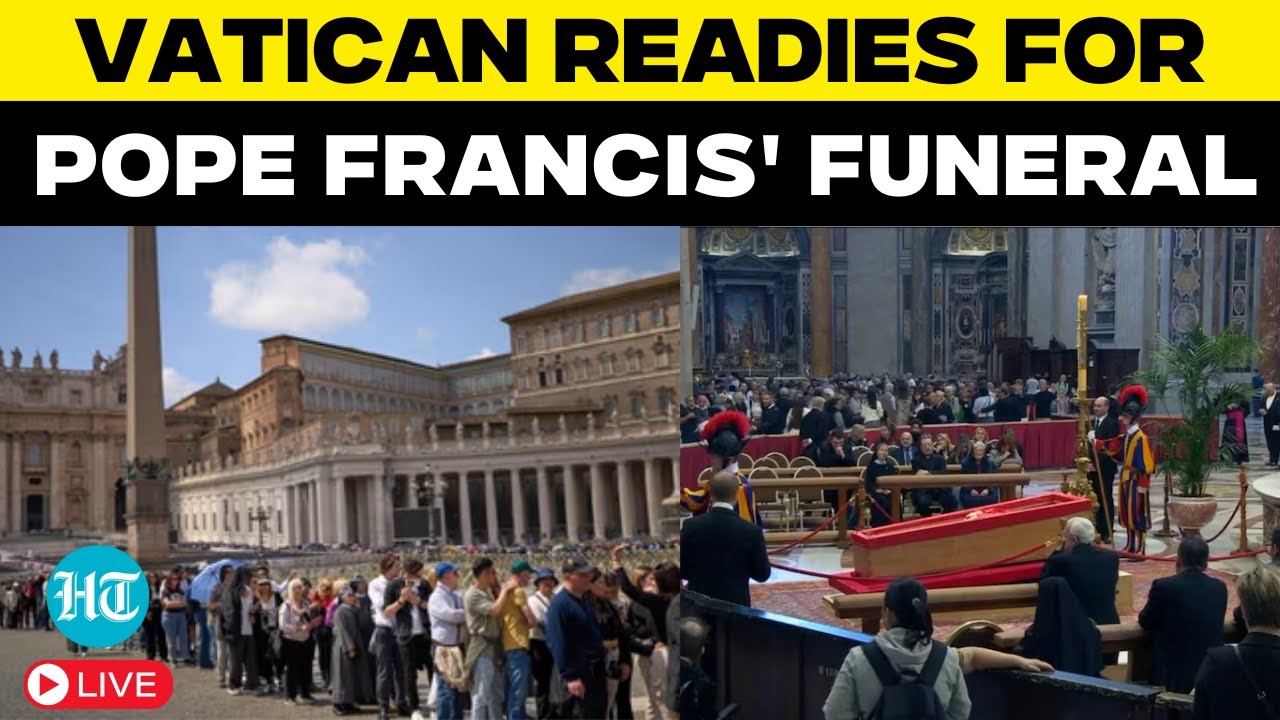 Pope Francis Funeral LIVE | Pope Francis Funeral Mass | Vatican | St Peter's Square | Pope Francis