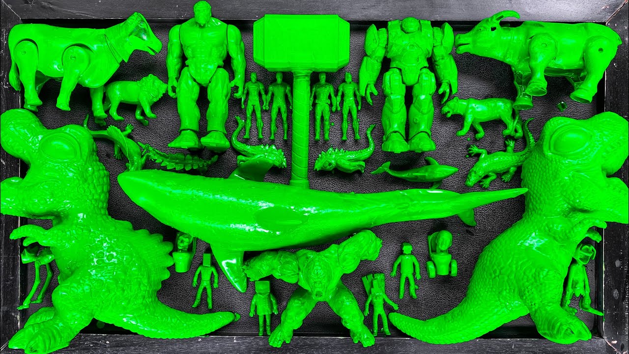 Dinosaurus Jurassic World Dominion: T-rex/ Brachiosaurus/ Skibidi/ Spider-Man/ KingKong/ Godzilla