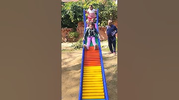 Colored Slide #youtubeshorts  #slidefun