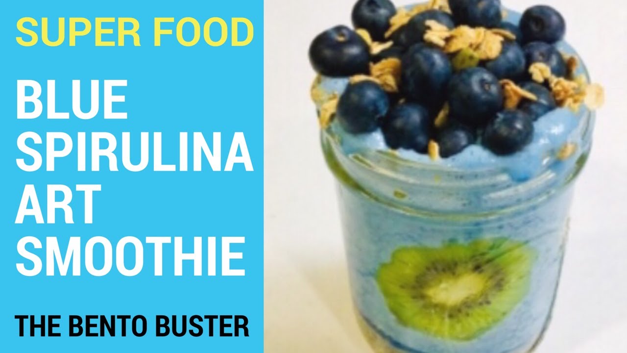 Blue Spirulina Smoothie YouTube
