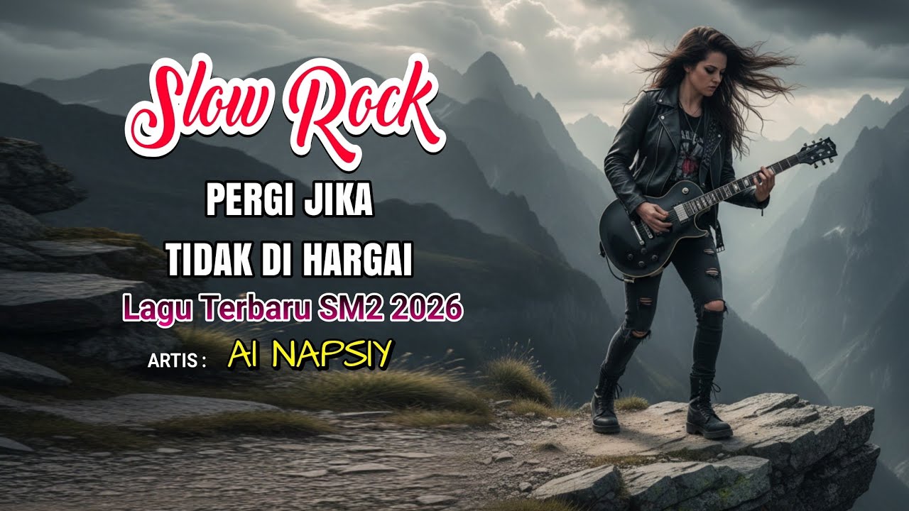 PERGI JIKA TAK DI HARGAI || Slow Rock terbaru 2026 Vidio lirik official