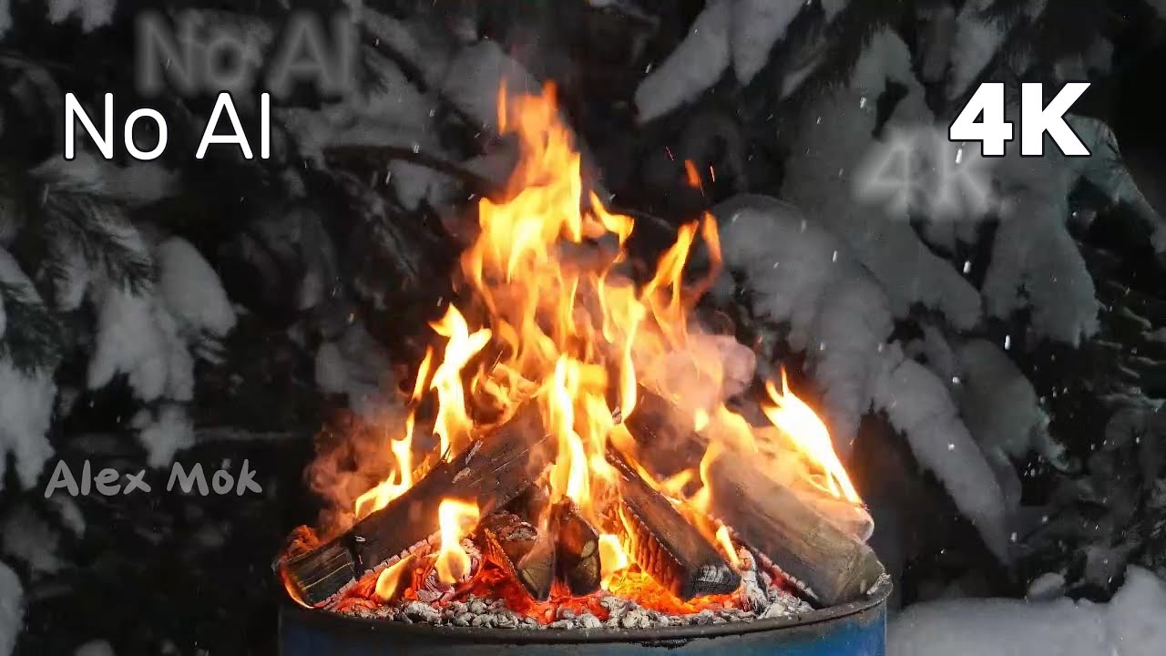 The Relaxing Videos For Background p.26 - cozy fire. Fireplace 4K ULTRA HD