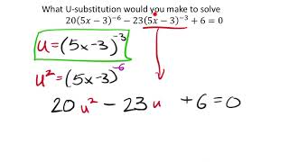 Equations in Quadratic Form (MATH 1010 Unit 7 Lesson 4)