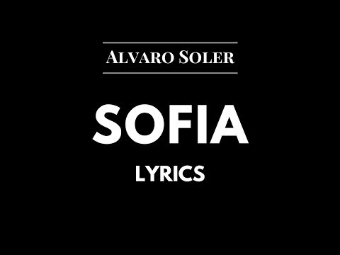 alvaro-soler---sofia---lyrics