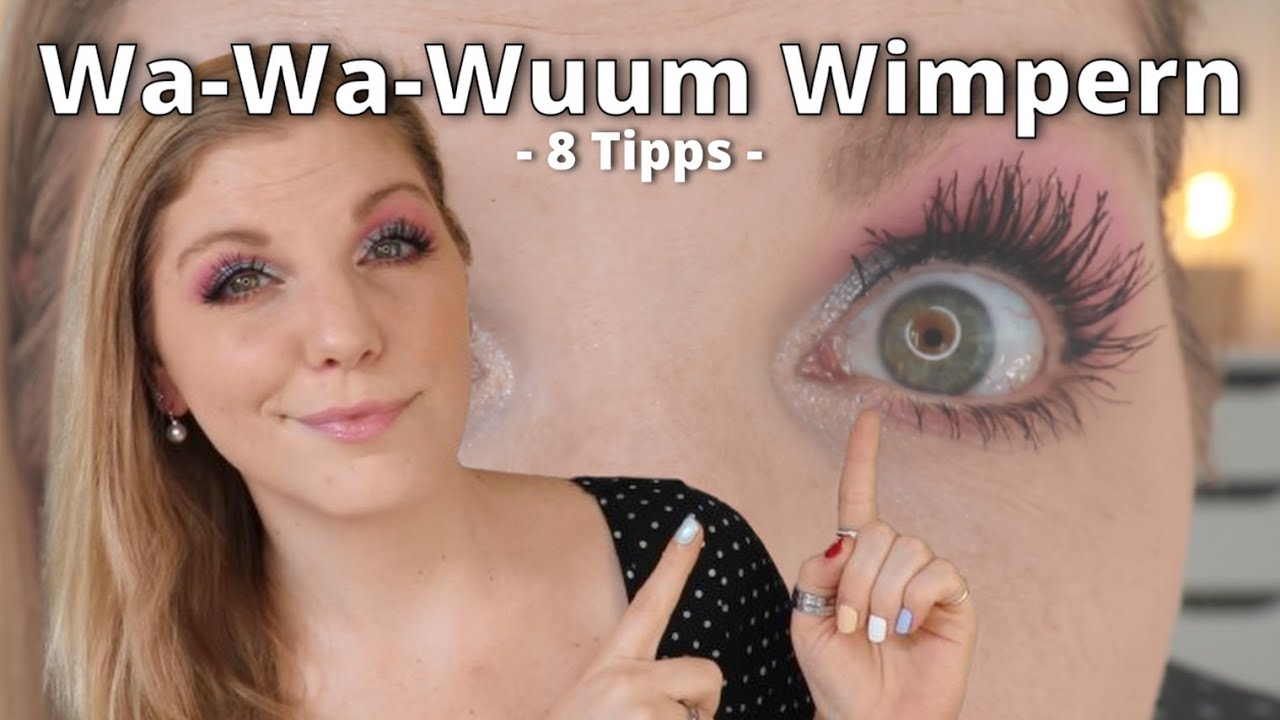 8 Beauty Wimpern Hacks für Wa-Wa-Wuum-Wimpern 💄 Tuschen, Pflegen, Schminken | Claudis Welt