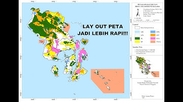 MEMBUAT LAYOUT PETA RAPI DAN KEREN DI ARCGIS 10.8