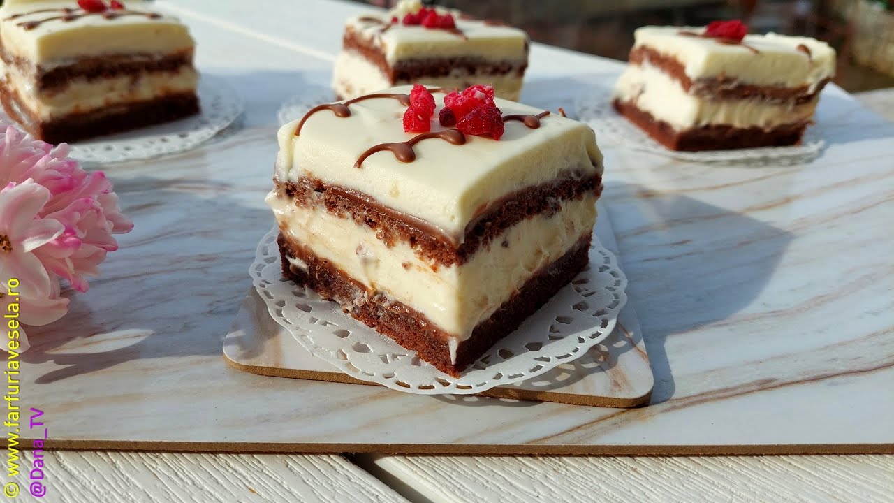 Prajitura  cu ciocolata alba | Farfuria vesela