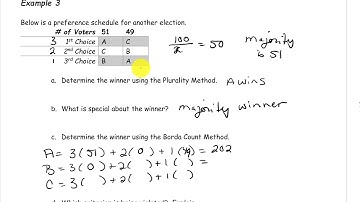 Fairness Criterion and Arrows Impossibility Theorem Example 3