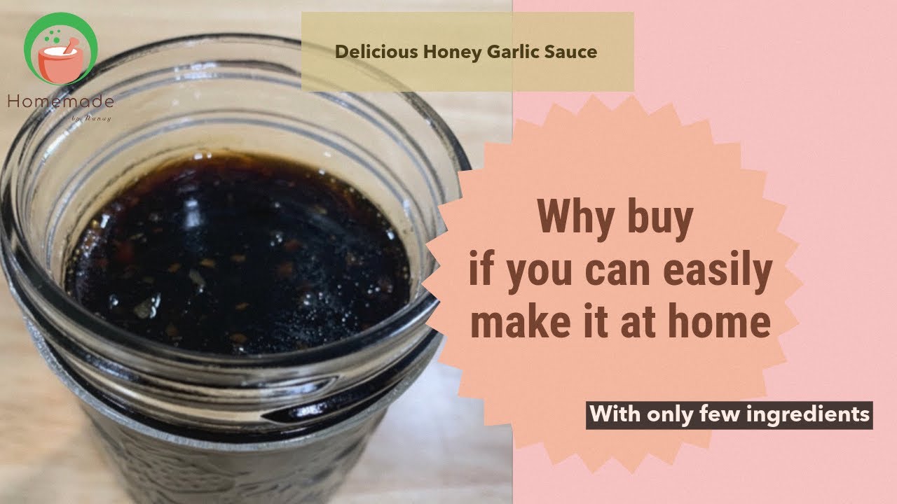 Super easy honey garlic sauce recipe YouTube