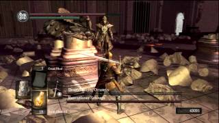 Dark Souls Boss Battle - Dragon Slayer Ornstein and Executioner Smough (O first/S second)