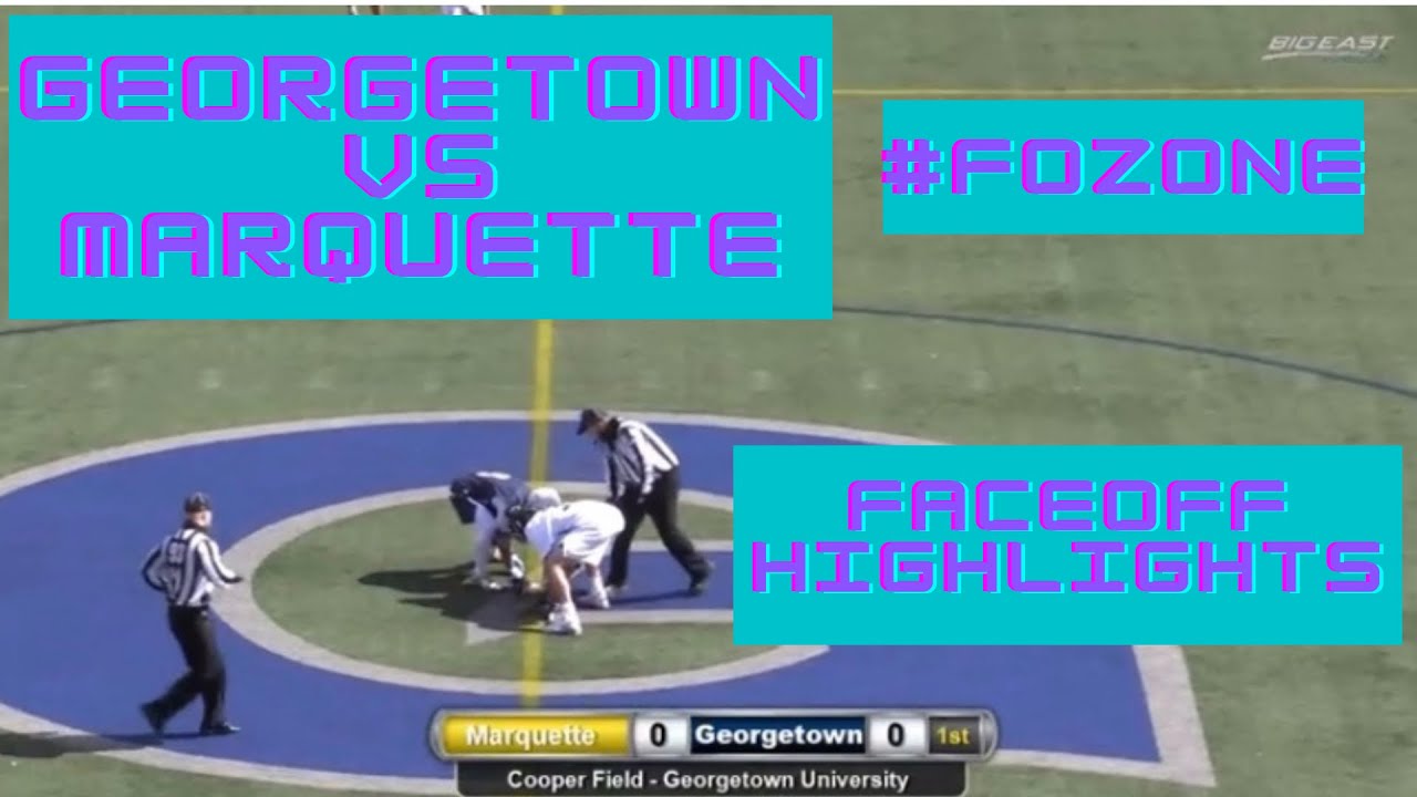 Georgetown vs Marquette | Faceoff Highlights | Men’s Lacrosse | 3/6/21