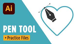 How to Use the Pen Tool in Adobe Illustrator + Practice Files