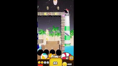 Beach Bounce - Unreal Engine Gameplay Demo Level 2 Collect 4 Falling Stars