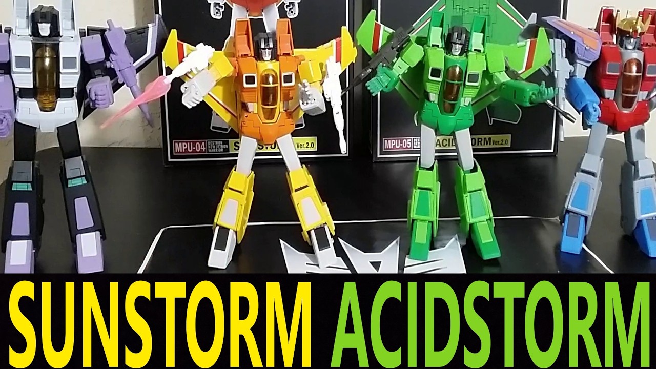 MPU MPU-04 MPU-05 Transformers Sun Storm AND Acid Storm
