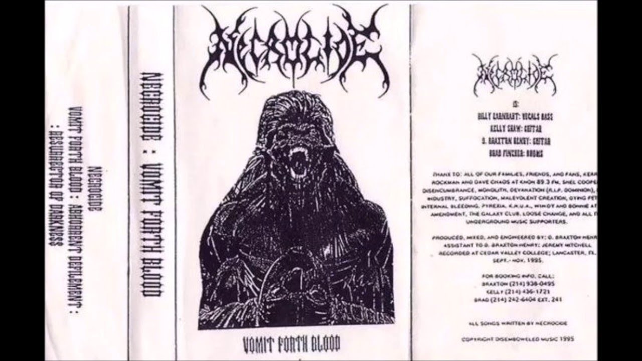 NECROCIDE (USA/TX) - Vomit Forth Blood Demo 1995 [FULL DEMO]