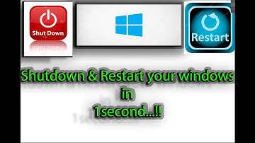 Shutdown & Restart Shortcut Keys in windows...! Best Trick to shutdown and Restart a Windows..!