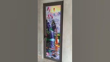 cưa phòng kính chanh 3d đẹp