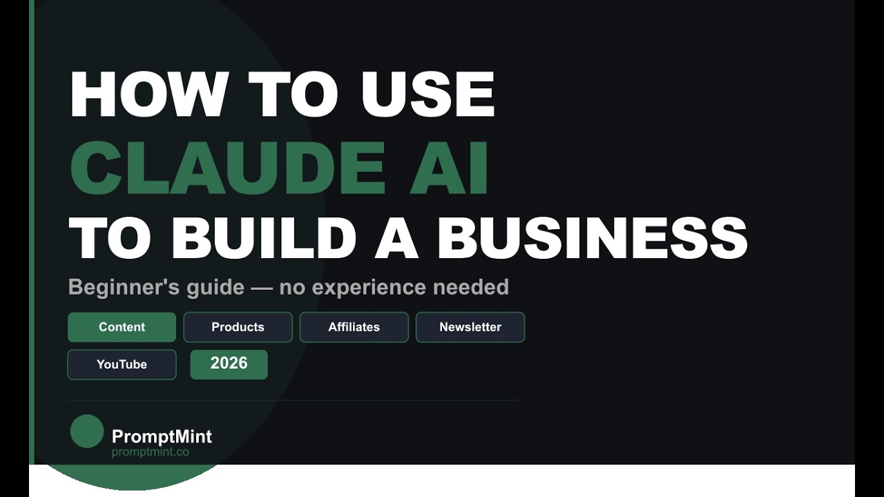 How to Use Claude AI to Build an Online Business (Beginner's Guide 2026 ...