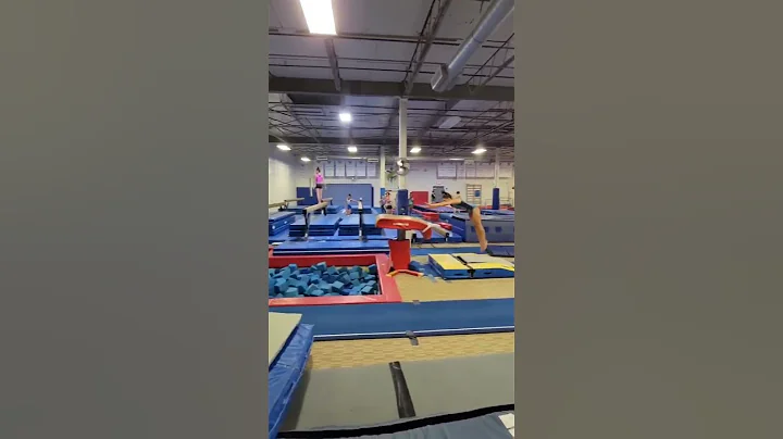 First day working front tuck half on vault | Julia...