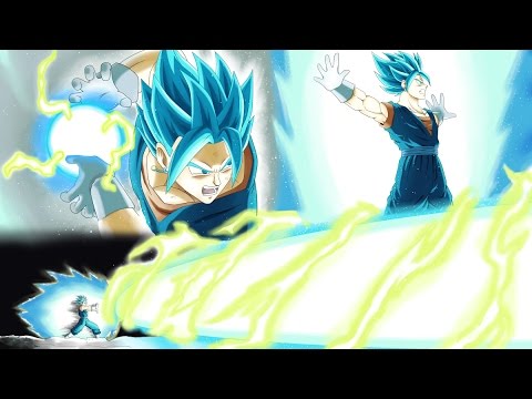 How to draw Vegetto Ssj Blue Final Kame hame ha - Como dibujar a Vegetto Ssj Azul Final Kame hame ha
