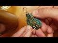Late Night Wire Wrap - Unedited - Also Part 2 1/2 in Complete Tutorial Wrapping Stone Pendants