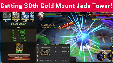 Jade Tower Stage 45-50 - My 30th Gold Mount - Top 4 Jade Tower Ranking - Legacy of Discord