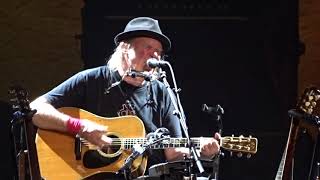 Video thumbnail of "Neil Young - Needle and the Damage Done (live) 7/12/2018 Wang Theatre, Boston, MA"