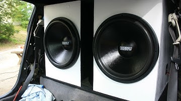 Sundown Audio SA-18 REV.3 D4 18" 750 Watts Dual 4-Ohm SA Series Subwoofers
