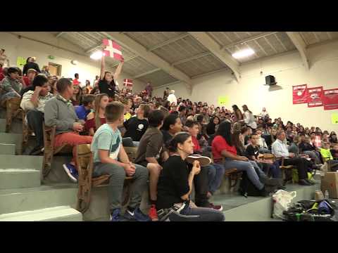 Danish Gymnasts Perform at Cortez Middle School