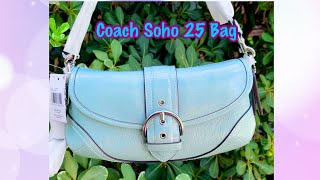 Coach SoHo Bag 25 review. What fits 