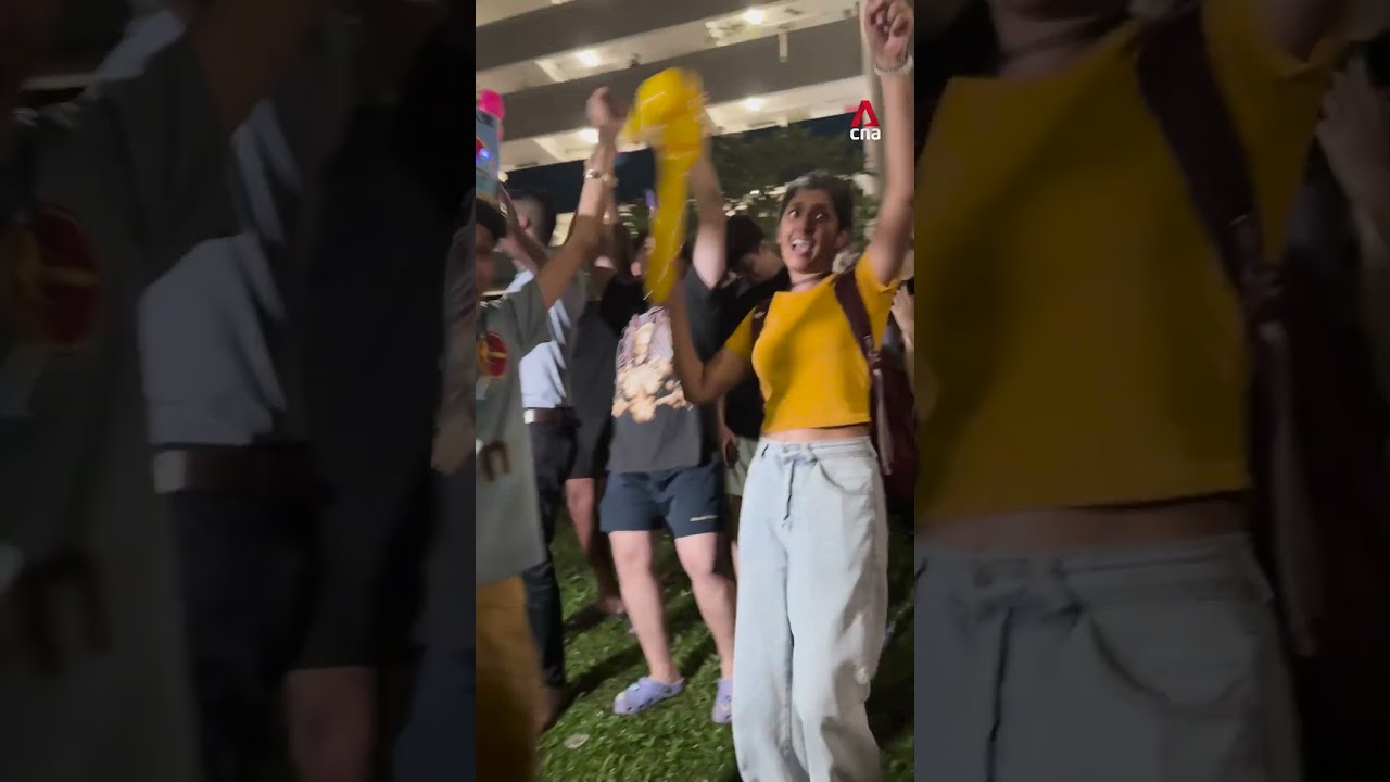 GE2025: WP supporters celebrate Sengkang GRC win