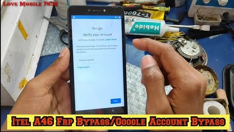 Itel A46 Frp Bypass | Itel A46 Google Account Lock Bypass 9.0