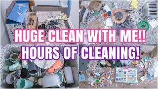 HUGE CLEAN WITH ME!! | MESSY HOUSE TRANSFORMATION | EXTREME CLEANING MOTIVATION 2024