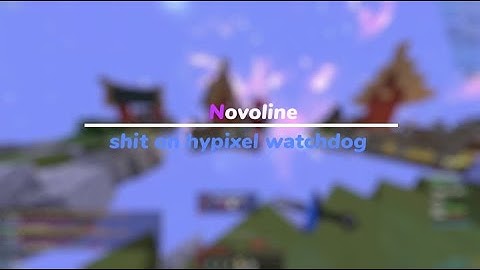 Novoline Bypass (making hypixel watchdog have a stroke)