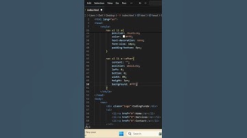 Simple Stylish Navbar Using Only HTML & CSS | Clean Hover Effect 🔥