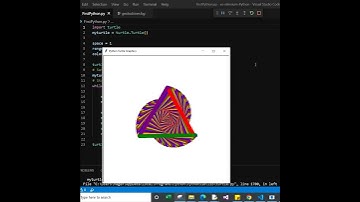 Draw Beautiful colorful Spiral Using Python Turtle Graphic