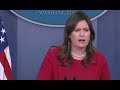 Sarah Huckabee Sanders May 3, 2018  White House Press Briefing