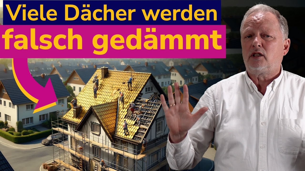 Dachdämmung richtig verstehen in nur 15 min [Arnold Drewer - Richtig dämmen]