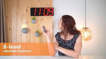 CHKOSDA Digital LED Wall Clock